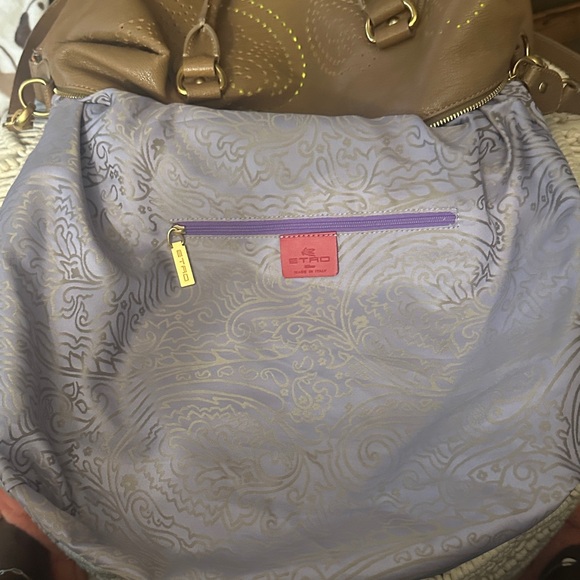 Etro Tan and Yellow Shoulder Bag - Picture 11 of 16